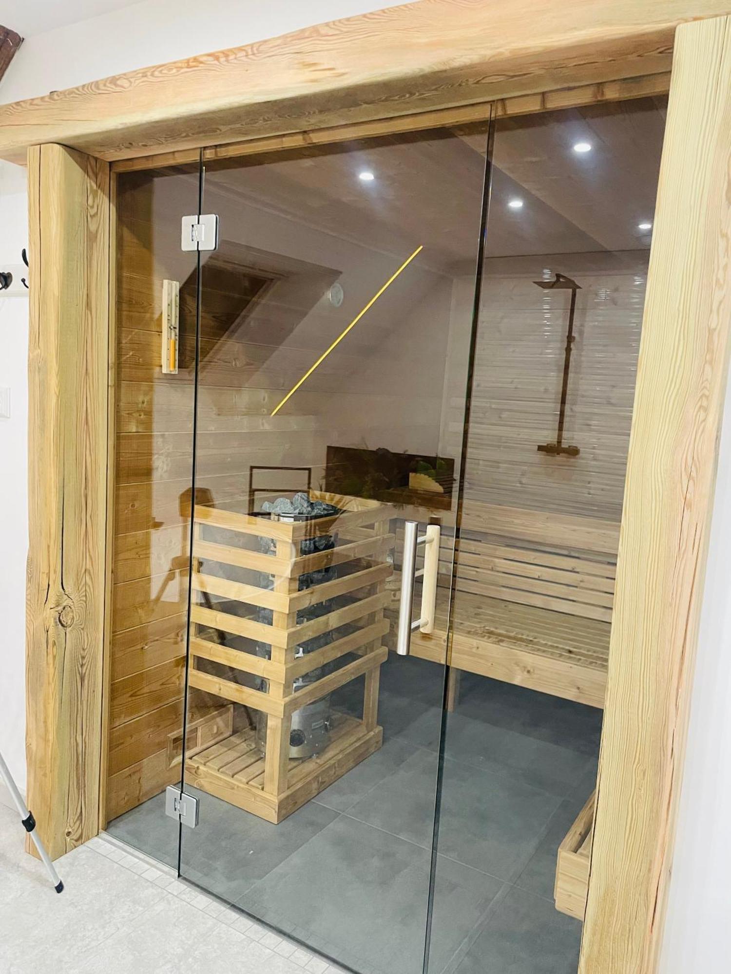 Maison Gite Chez Nounou Sauna Jacuzzi Jardin Arbore Etting Esterno foto
