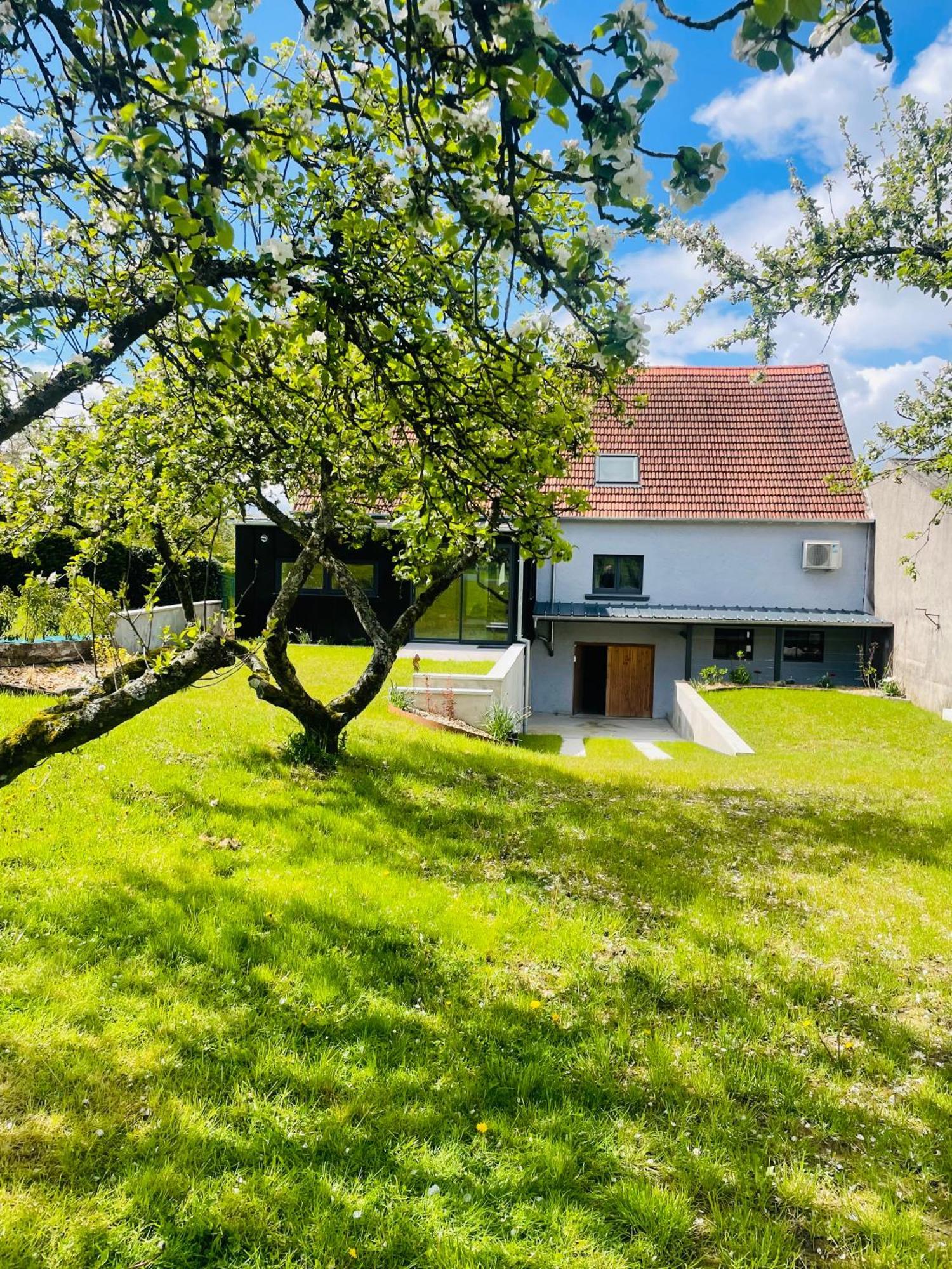 Maison Gite Chez Nounou Sauna Jacuzzi Jardin Arbore Etting Esterno foto
