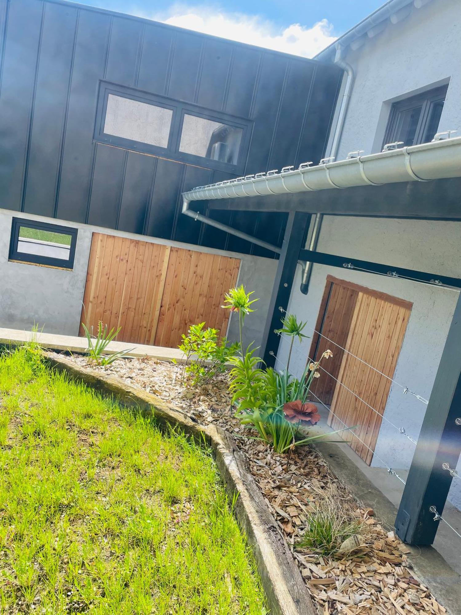Maison Gite Chez Nounou Sauna Jacuzzi Jardin Arbore Etting Esterno foto